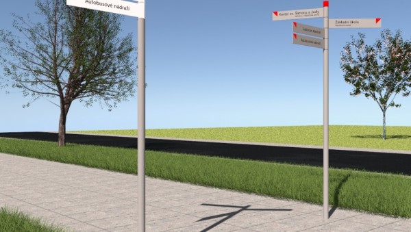 Rozcestník pro pěší