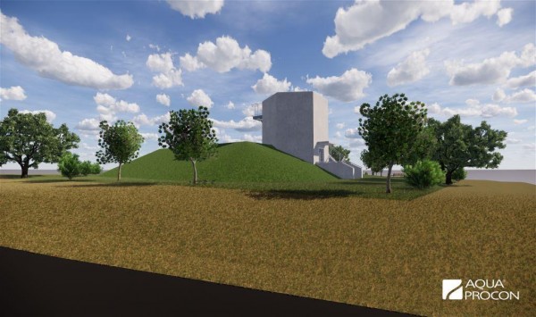 OLD - Vodojem kombinovaný s rozhlednou mezi Bystřicí a Líšnem